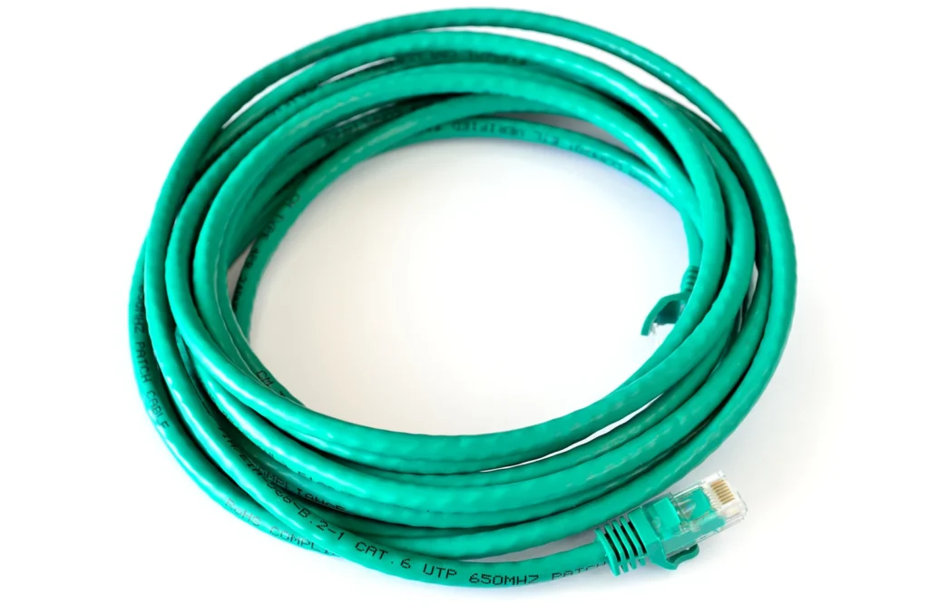 Yeşil Ethernet ağ kablosu